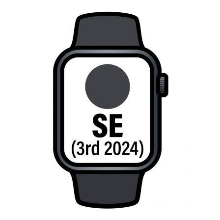 Apple Watch SE 3rd V2/ GPS/ Cellular/ 44mm/ Caja de Aluminio Medianoche/ Correa Deportiva Medianoche M/L Apple Watch SE 3rd V2/ GPS/ Cellular/ 44mm/ Caja de Aluminio Medianoche/ Correa Deportiva Medianoche M/L