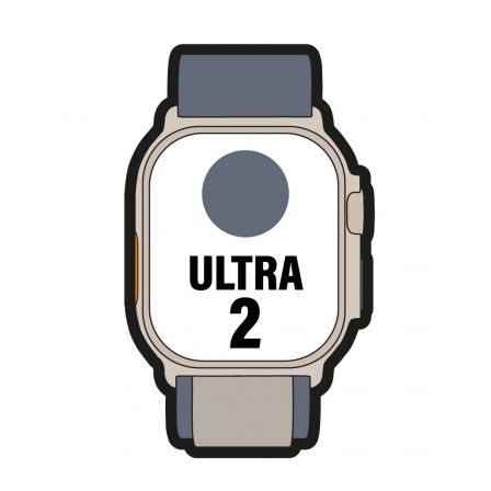 Apple Watch Ultra 2/ GPS/ Cellular/ 49mm/ Caja de Titanio/ Correa Loop Alpine Azul L Grande Apple Watch Ultra 2/ GPS/ Cellular/ 49mm/ Caja de Titanio/ Correa Loop Alpine Azul L Grande