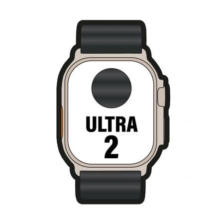 Apple Watch Ultra 2/ GPS/ Cellular/ 49mm/ Caja de Titanio/ Correa Ocean Negra Apple Watch Ultra 2/ GPS/ Cellular/ 49mm/ Caja de Titanio/ Correa Ocean Negra