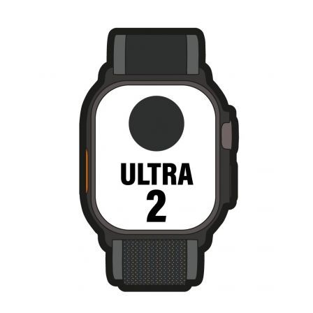 Apple Watch Ultra 2/ GPS/ Cellular/ 49mm/ Caja de Titanio Negro/ Correa Loop Trail Negro M/L Apple Watch Ultra 2/ GPS/ Cellular/ 49mm/ Caja de Titanio Negro/ Correa Loop Trail Negro M/L