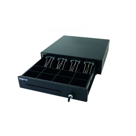 Cajón Portamonedas Approx appCASH01/ Manual y Automático/ Negro Cajón Portamonedas Approx appCASH01/ Manual y Automático/ Negro