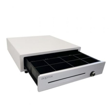 Cajón Portamonedas Approx appCASH01WH/ Manual y Automático/ Blanco Cajón Portamonedas Approx appCASH01WH/ Manual y Automático/ Blanco
