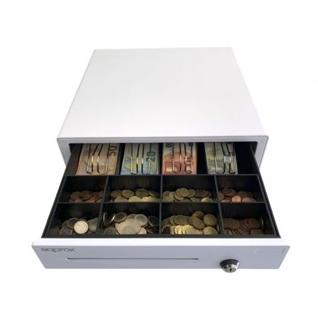 Cajón Portamonedas Approx appCASH01WH/ Manual y Automático/ Blanco Cajón Portamonedas Approx appCASH01WH/ Manual y Automático/ Blanco