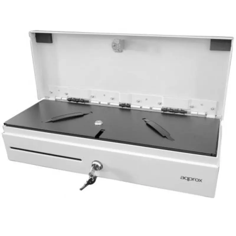 Cajón Portamonedas Approx appCASH02FLIPTOPWH/ Manual y Automático/ Blanco Cajón Portamonedas Approx appCASH02FLIPTOPWH/ Manual y Automático/ Blanco