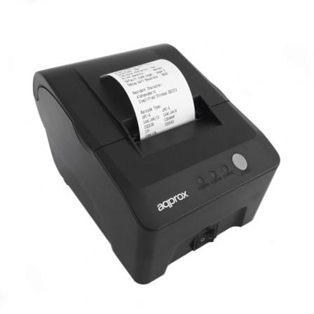 Impresora de Tickets Approx appPOS58MU/ Térmica/ Ancho papel 58mm/ USB/ Negra Impresora de Tickets Approx appPOS58MU/ Térmica/ Ancho papel 58mm/ USB/ Negra