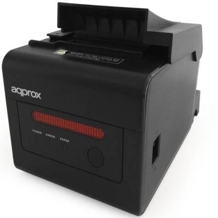 Impresora de Tickets Approx appPOS80ALARM/ Térmica/ Ancho papel 58 y 80mm/ USB-RS232-LAN-RJ11/ Negra Impresora de Tickets Approx appPOS80ALARM/ Térmica/ Ancho papel 58 y 80mm/ USB-RS232-LAN-RJ11/ Negra
