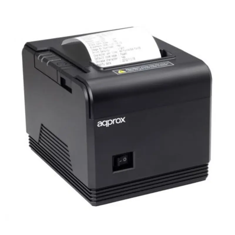 Impresora de Tickets Approx appPOS80AM3/ Térmica/ Ancho papel 80mm/ USB-RS232-Ethernet/ Negra Impresora de Tickets Approx appPOS80AM3/ Térmica/ Ancho papel 80mm/ USB-RS232-Ethernet/ Negra