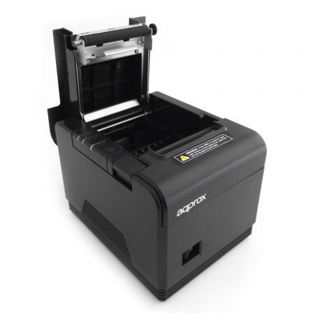Impresora de Tickets Approx appPOS80AM3/ Térmica/ Ancho papel 80mm/ USB-RS232-Ethernet/ Negra Impresora de Tickets Approx appPOS80AM3/ Térmica/ Ancho papel 80mm/ USB-RS232-Ethernet/ Negra