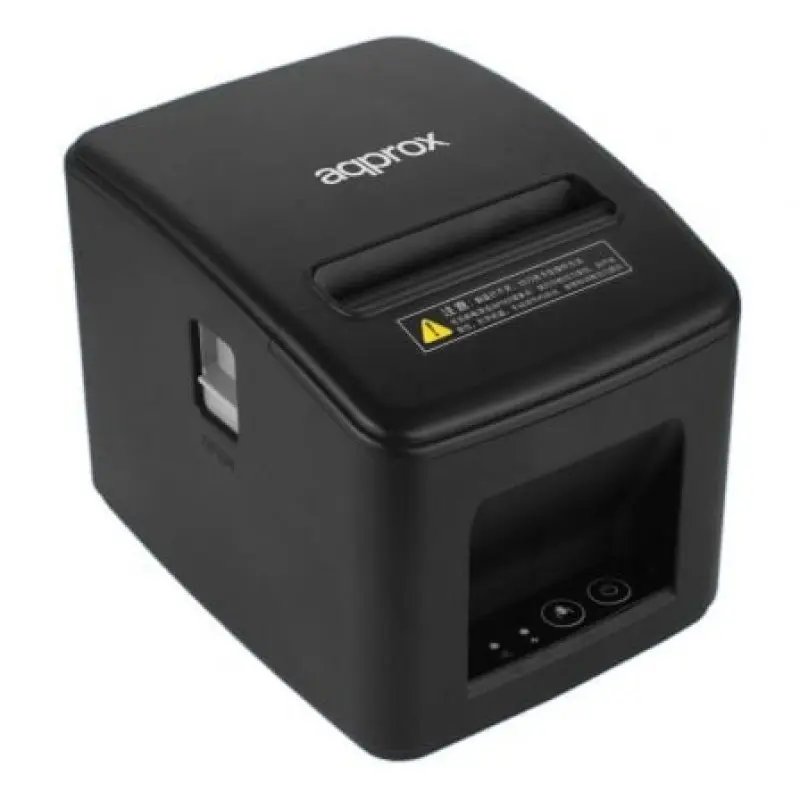 Impresora de Tickets Approx appPOS80AM-USBLAN/ Térmica/ Ancho papel 80mm/ USB-Ethernet-RJ11/ Negra Impresora de Tickets Approx appPOS80AM-USBLAN/ Térmica/ Ancho papel 80mm/ USB-Ethernet-RJ11/ Negra