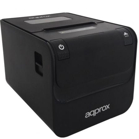 Impresora de Tickets Approx appPOS80AMUSE/ Térmica/ Ancho papel 80mm/ USB-RS232-Ethernet/ Negra Impresora de Tickets Approx appPOS80AMUSE/ Térmica/ Ancho papel 80mm/ USB-RS232-Ethernet/ Negra