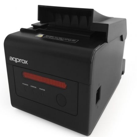 Impresora de Tickets Approx appPOS80WIFI+LAN/ Térmica/ Ancho papel 58 y 80mm/ USB-WiFi-LAN-RS232-RJ11/ Negra Impresora de Tickets Approx appPOS80WIFI+LAN/ Térmica/ Ancho papel 58 y 80mm/ USB-WiFi-LAN-RS232-RJ11/ Negra