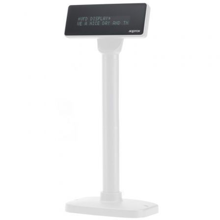 Visor TPV Approx appVFD01WH/ 2 líneas/ USB Visor TPV Approx appVFD01WH/ 2 líneas/ USB