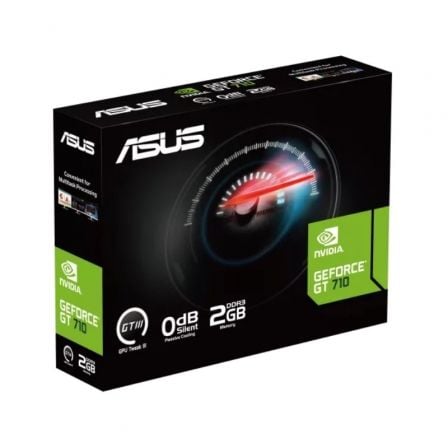 Tarjeta Gráfica Asus GeForce GT 710 EVO/ 2GB DDR3/ Compatible con Perfil Bajo Tarjeta Gráfica Asus GeForce GT 710 EVO/ 2GB DDR3/ Compatible con Perfil Bajo