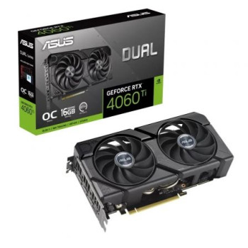 Tarjeta Gráfica Asus Dual GeForce RTX 4060 Ti EVO OC/ 16GB GDDR6 Tarjeta Gráfica Asus Dual GeForce RTX 4060 Ti EVO OC/ 16GB GDDR6
