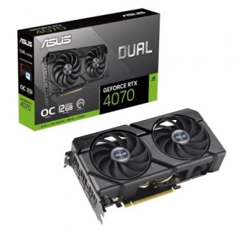 Tarjeta Gráfica Asus Dual GeForce RTX 4070 EVO OC Edition/ 12GB GDDR6X Tarjeta Gráfica Asus Dual GeForce RTX 4070 EVO OC Edition/ 12GB GDDR6X