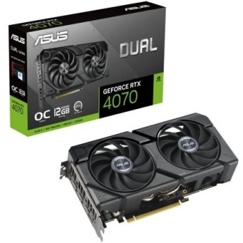 Tarjeta Gráfica Asus Dual GeForce RTX 4070 EVO OC Edition/ 12GB GDDR6 Tarjeta Gráfica Asus Dual GeForce RTX 4070 EVO OC Edition/ 12GB GDDR6