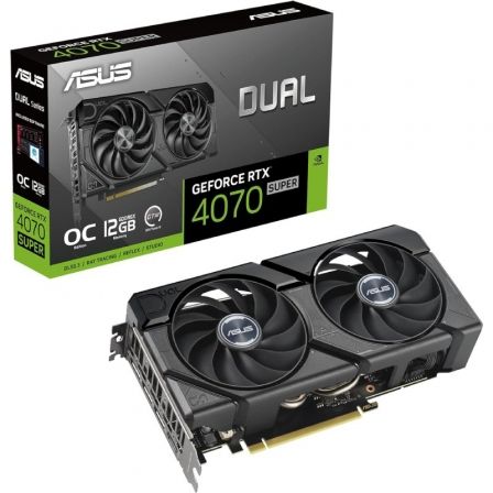 Tarjeta Gráfica Asus Dual GeForce RTX 4070 SUPER EVO OC/ 12GB GDDR6X Tarjeta Gráfica Asus Dual GeForce RTX 4070 SUPER EVO OC/ 12GB GDDR6X