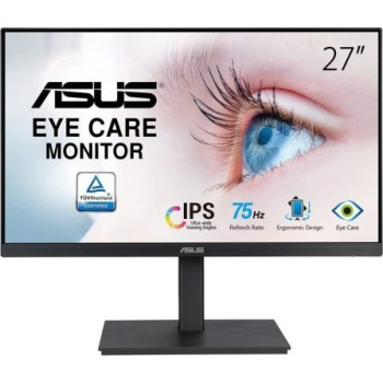 Monitor Asus VA27EQSB 27'/ Full HD/ Multimedia/ Regulable en altura/ Negro Monitor Asus VA27EQSB 27'/ Full HD/ Multimedia/ Regulable en altura/ Negro