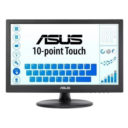 Monitor Profesional Táctil Asus VT168HR 15.6'/ WXGA/ Negro Monitor Profesional Táctil Asus VT168HR 15.6'/ WXGA/ Negro