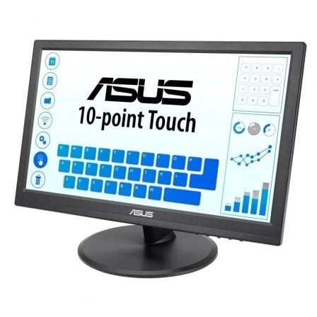Monitor Profesional Táctil Asus VT168HR 15.6'/ WXGA/ Negro Monitor Profesional Táctil Asus VT168HR 15.6'/ WXGA/ Negro