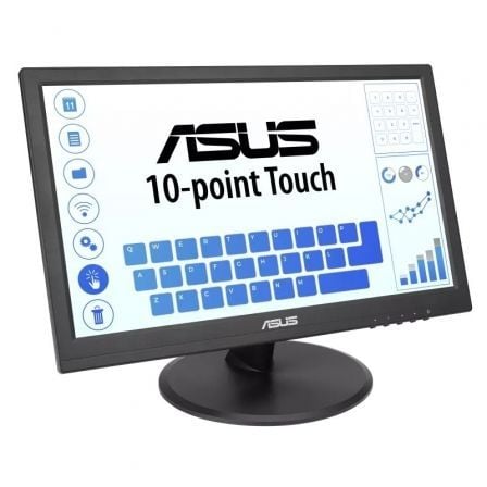 Monitor Profesional Táctil Asus VT168HR 15.6'/ WXGA/ Negro Monitor Profesional Táctil Asus VT168HR 15.6'/ WXGA/ Negro