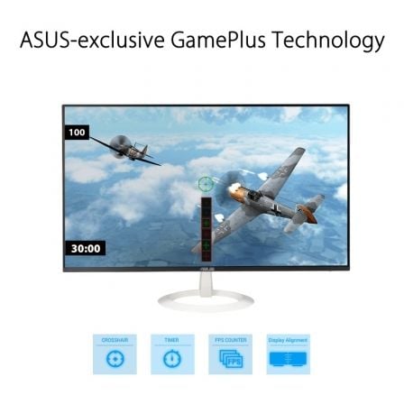 Monitor Asus VZ24EHF-W 23.8'/ Full HD/ Blanco Monitor Asus VZ24EHF-W 23.8'/ Full HD/ Blanco