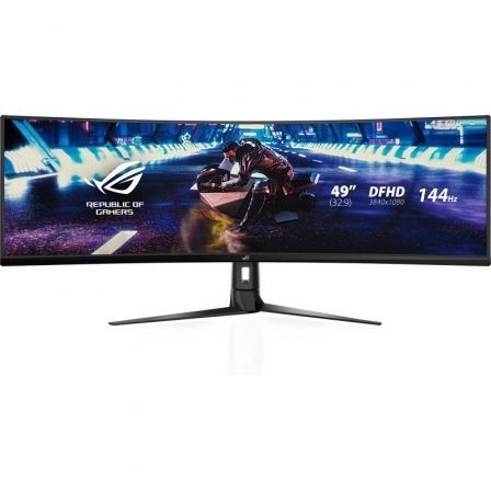 Monitor Gaming Ultrapanorámico Curvo Asus Rog Strix XG49VQ 49'/ Dual UHD/ 4ms/ 144Hz/ VA/ Multimedia/ Negro Monitor Gaming Ultrapanorámico Curvo Asus Rog Strix XG49VQ 49'/ Dual UHD/ 4ms/ 144Hz/ VA/ Multimedia/ Negro