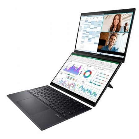 Portátil Asus ZenBook Duo OLED UX8406MA-PZ255W Intel Core Ultra 9-185H/ 32GB/ 1TB SSD/ 14'+14' Táctil/ Win11 Portátil Asus ZenBook Duo OLED UX8406MA-PZ255W Intel Core Ultra 9-185H/ 32GB/ 1TB SSD/ 14'+14' Táctil/ Win11