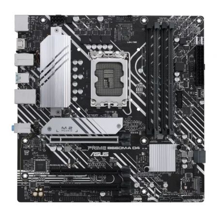 Placa Base Asus Prime B660M-A D4-CSM/ Socket 1700/ Micro ATX Placa Base Asus Prime B660M-A D4-CSM/ Socket 1700/ Micro ATX