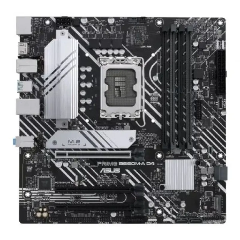 Placa Base Asus Prime B660M-A D4-CSM/ Socket 1700/ Micro ATX Placa Base Asus Prime B660M-A D4-CSM/ Socket 1700/ Micro ATX