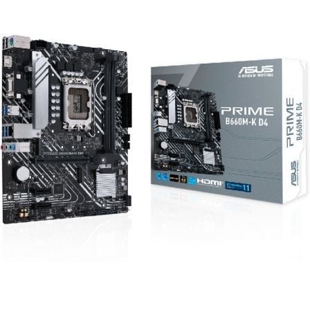 Placa Base Asus Prime B660M-K D4/ Socket 1700/ Micro ATX Placa Base Asus Prime B660M-K D4/ Socket 1700/ Micro ATX