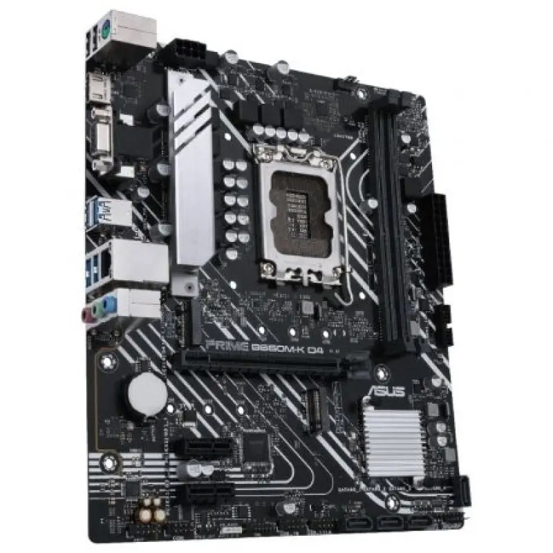 Placa Base Asus Prime B660M-K D4/ Socket 1700/ Micro ATX Placa Base Asus Prime B660M-K D4/ Socket 1700/ Micro ATX