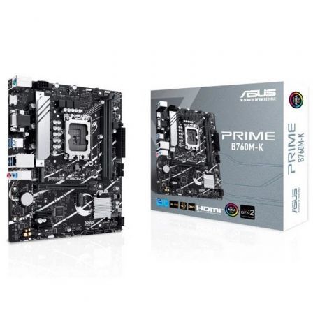 Placa Base Asus PRIME B760M-K Socket 1700/ Micro ATX Placa Base Asus PRIME B760M-K Socket 1700/ Micro ATX