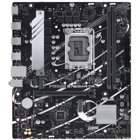 Placa Base Asus PRIME B760M-R D4 Socket 1700/ Micro ATX Placa Base Asus PRIME B760M-R D4 Socket 1700/ Micro ATX