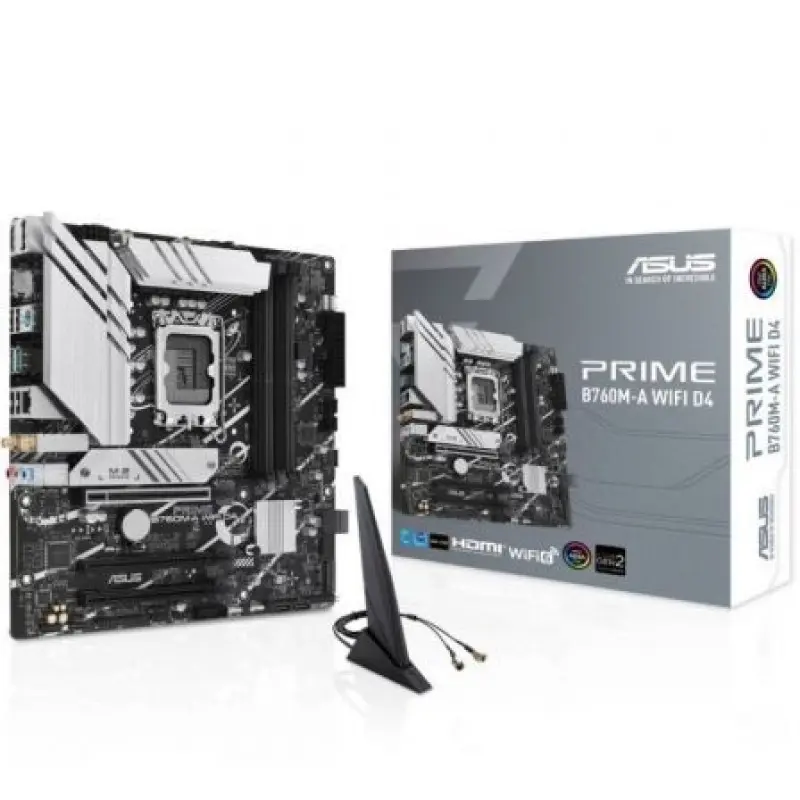 Placa Base Asus PRIME B760M-A WIFI D4 Socket 1700/ Micro ATX Placa Base Asus PRIME B760M-A WIFI D4 Socket 1700/ Micro ATX