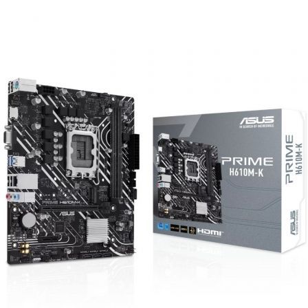 Placa Base Asus Prime H610M-K Socket 1700/ Micro ATX Placa Base Asus Prime H610M-K Socket 1700/ Micro ATX