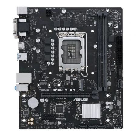 Placa Base Asus Prime H610M-R D4 Socket 1700/ Micro ATX/ Bulk Placa Base Asus Prime H610M-R D4 Socket 1700/ Micro ATX/ Bulk