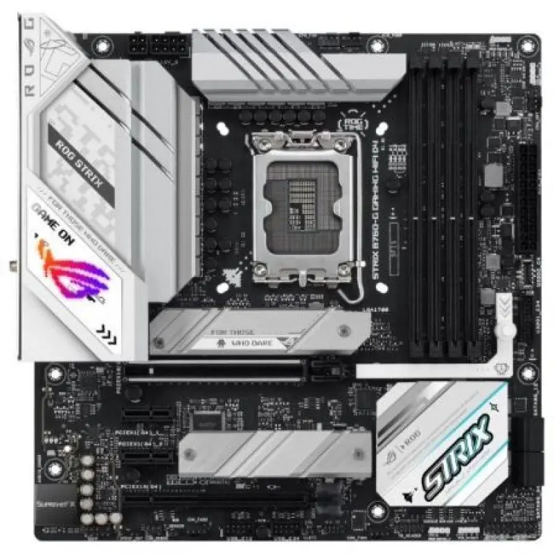 Placa Base Asus ROG STRIX B760-G GAMING WIFI D4 Socket 1700/ Micro ATX Placa Base Asus ROG STRIX B760-G GAMING WIFI D4 Socket 1700/ Micro ATX