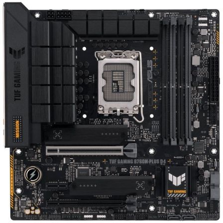 Placa Base Asus TUF GAMING B760M-PLUS D4/ Socket 1700/ Micro ATX Placa Base Asus TUF GAMING B760M-PLUS D4/ Socket 1700/ Micro ATX