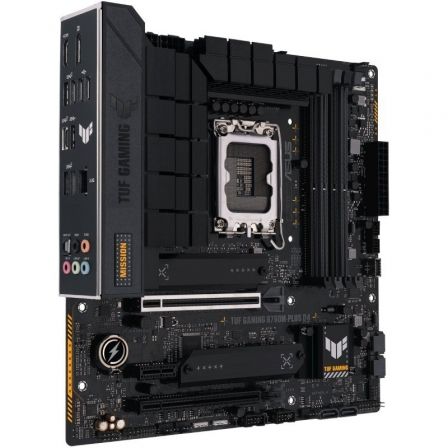 Placa Base Asus TUF GAMING B760M-PLUS D4/ Socket 1700/ Micro ATX Placa Base Asus TUF GAMING B760M-PLUS D4/ Socket 1700/ Micro ATX