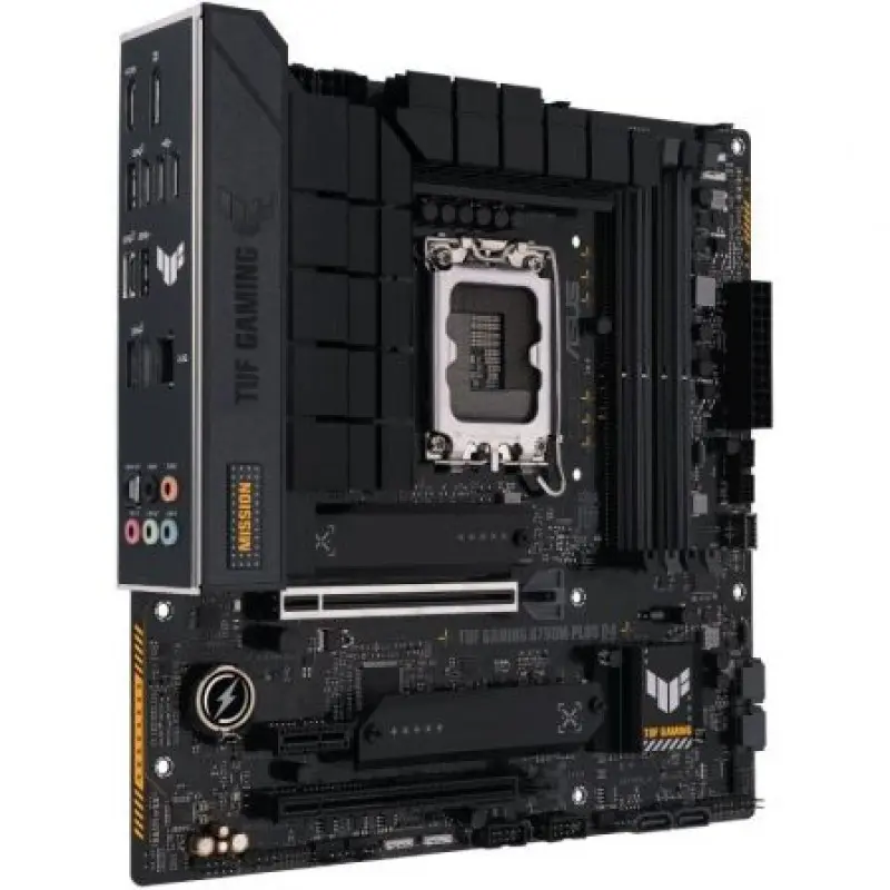 Placa Base Asus TUF GAMING B760M-PLUS D4/ Socket 1700/ Micro ATX Placa Base Asus TUF GAMING B760M-PLUS D4/ Socket 1700/ Micro ATX