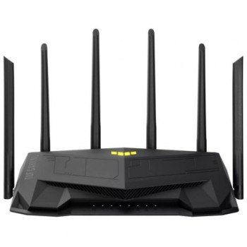 Router Gaming Inalámbrico Asus TUF AX6000/ WiFi 6/ 6000Mbps/ 2.4GHz 5GHz/ 6 Antenas/ WiFi 802.11ax/ac/n/a/ - n/b/g Router Gaming Inalámbrico Asus TUF AX6000/ WiFi 6/ 6000Mbps/ 2.4GHz 5GHz/ 6 Antenas/ WiFi 802.11ax/ac/n/a/ - n/b/g