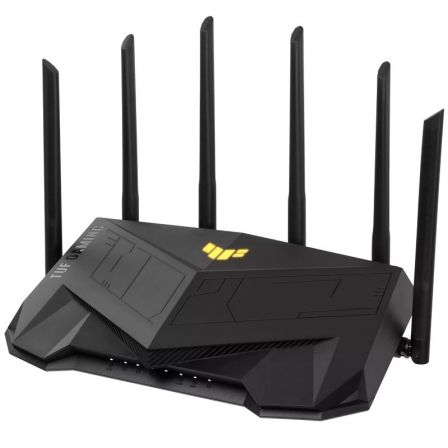 Router Gaming Inalámbrico Asus TUF AX6000/ WiFi 6/ 6000Mbps/ 2.4GHz 5GHz/ 6 Antenas/ WiFi 802.11ax/ac/n/a/ - n/b/g Router Gaming Inalámbrico Asus TUF AX6000/ WiFi 6/ 6000Mbps/ 2.4GHz 5GHz/ 6 Antenas/ WiFi 802.11ax/ac/n/a/ - n/b/g