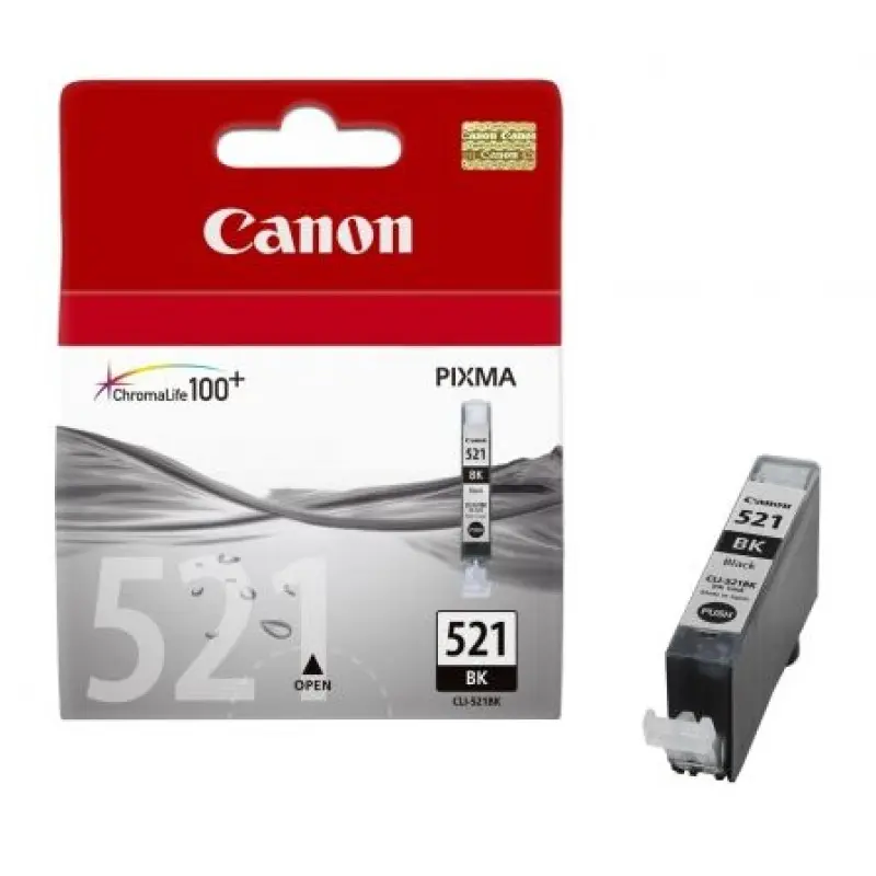 Cartucho de Tinta Original Canon CLI-521BK/ Negro Fotográfico Cartucho de Tinta Original Canon CLI-521BK/ Negro Fotográfico