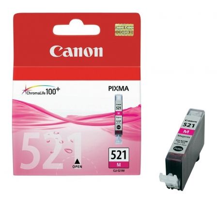 Cartucho de Tinta Original Canon CLI-521M/ Magenta Cartucho de Tinta Original Canon CLI-521M/ Magenta
