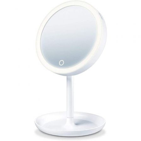 Espejo Cosmético de Maquillaje con Luz Beurer BS 45/ Telescópico/ Ø17.5cm Espejo Cosmético de Maquillaje con Luz Beurer BS 45/ Telescópico/ Ø17.5cm