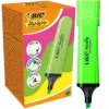 Caja de Marcadores Fluorescentes Bic Highlighter Flat Neón/ 12 unidades/ Verdes Caja de Marcadores Fluorescentes Bic Highlighter Flat Neón/ 12 unidades/ Verdes