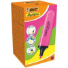 Caja de Marcadores Fluorescentes Bic Highlighter Flat Neón/ 12 unidades/ Rosas Caja de Marcadores Fluorescentes Bic Highlighter Flat Neón/ 12 unidades/ Rosas