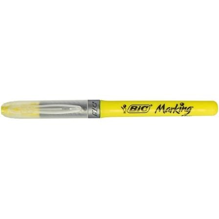 Caja de Marcadores Fluorescentes Bic Brite Liner Grip/ 12 unidades/ Amarillos Caja de Marcadores Fluorescentes Bic Brite Liner Grip/ 12 unidades/ Amarillos