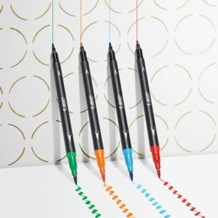 Rotuladores Punta Fina Bic Intensity Dual Tip 989694/ Colores Surtidos Rotuladores Punta Fina Bic Intensity Dual Tip 989694/ Colores Surtidos